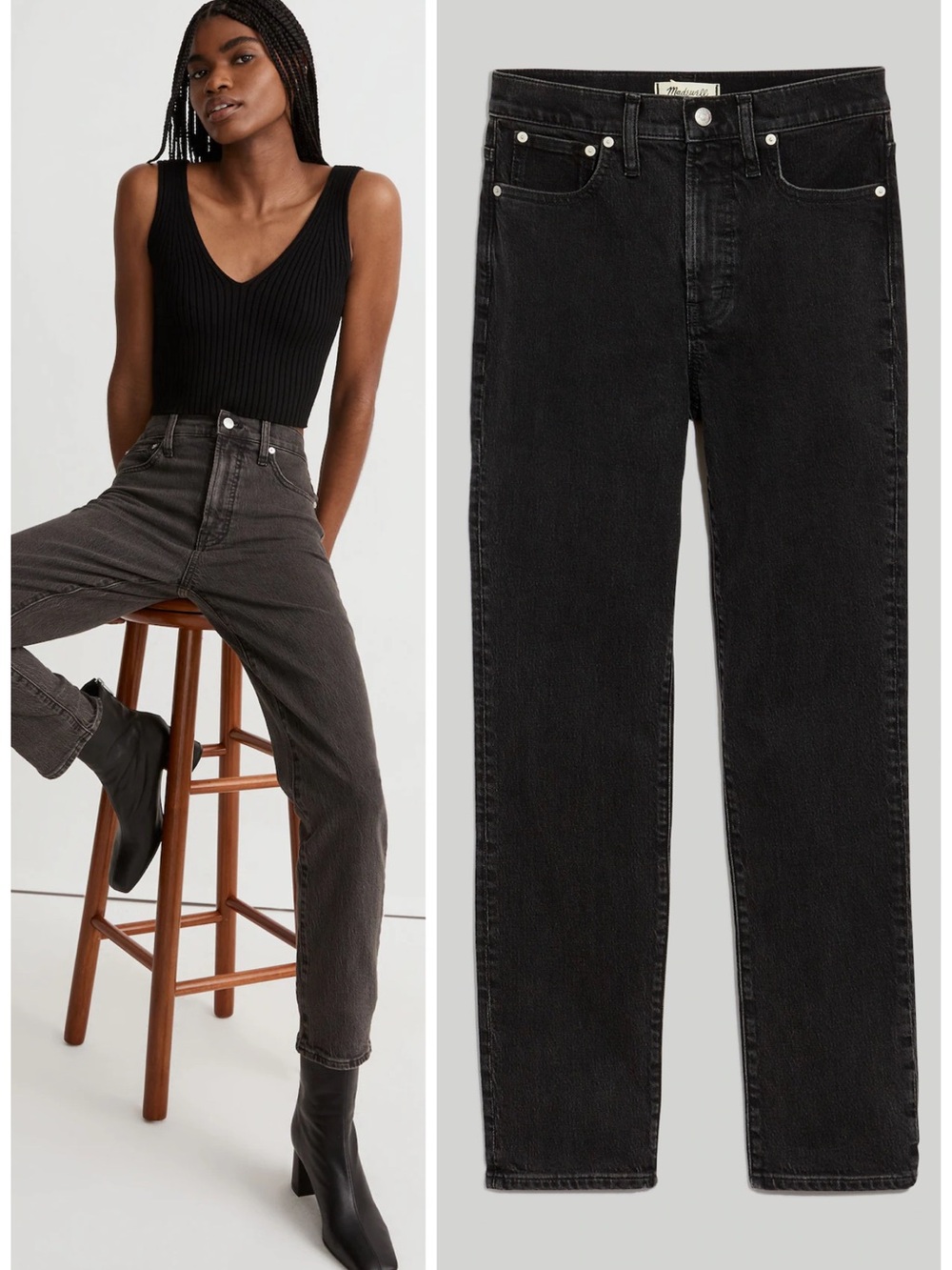 Madewell The Perfect Vintage Jean in Lunar Wash Size 30 EUC